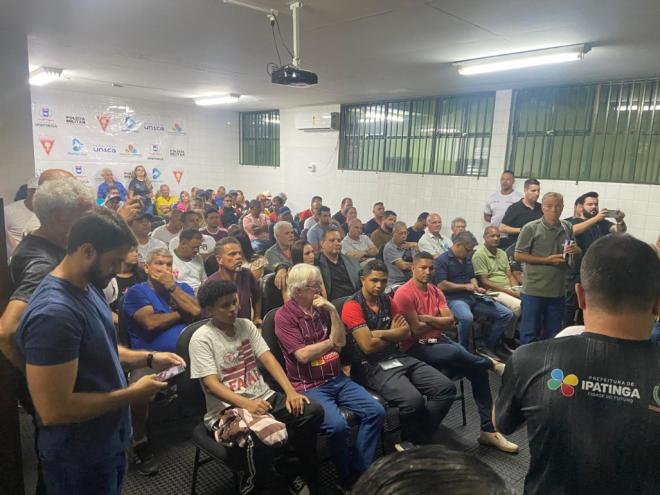 O auditório da LDI ficou repleto de dirigentes de clubes e demais integrantes dos quadros da LDI para prestigiar o evento