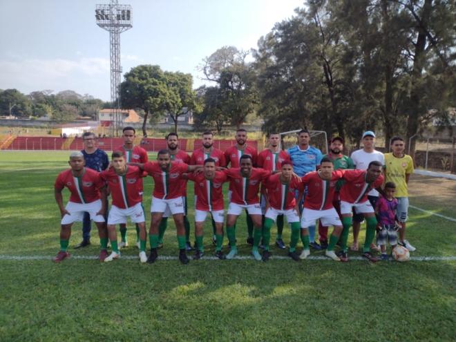 O time que atuou em Santa Luzia e arrancou o suado empate que garantiu a classificação no Mineiro Amador