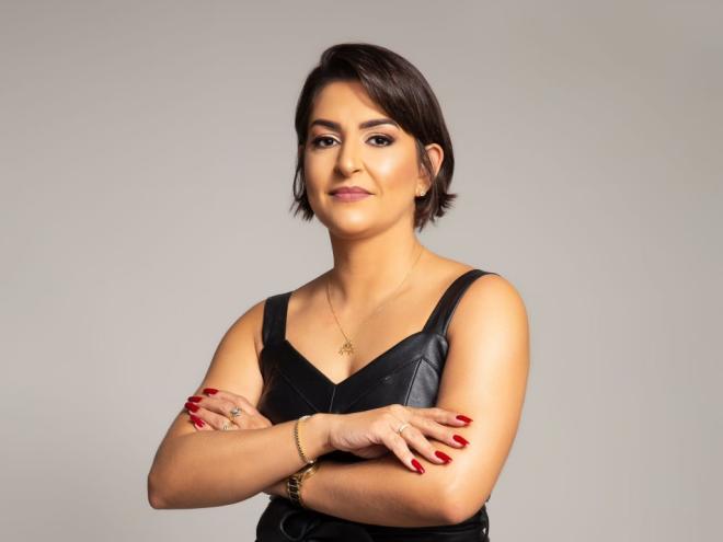  ''Se você viu, se você presenciou, se sofreu assédio, seja sexual ou seja moral, você pode denunciar'', orientou Karina Guimaraes