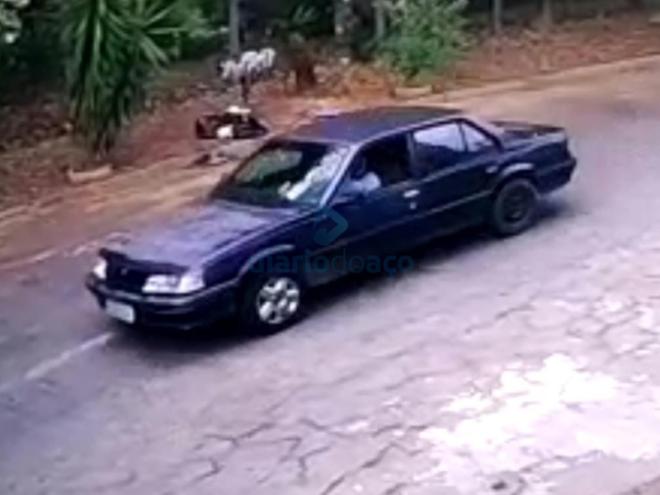 As imagens captadas por câmeras de vigilância foram essenciais para esclarecer o crime