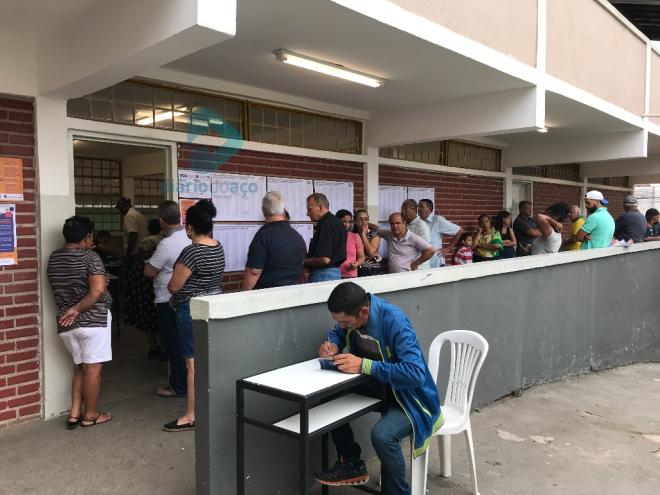 Escola Herbert José de Souza recebeu eleitores na manhã de hoje