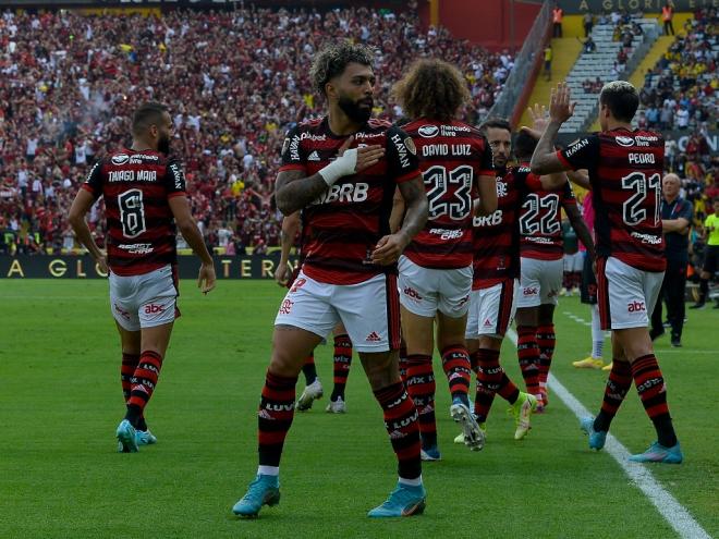 Gabigol fez o gol do título