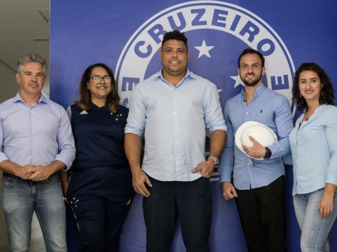 O dono da SAF do Cruzeiro visitou o centro de treinamentos 