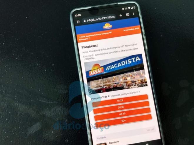 Companhia divulga que não tem qualquer relação com esse site, hospedado na China, e que promoções são anunciadas exclusivamente em seus canais oficiais
