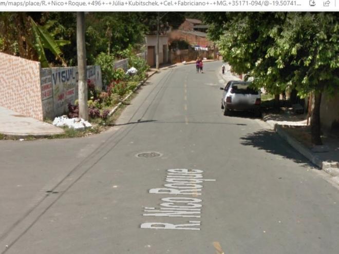 Os policiais foram informados pelas vítimas que o crime aconteceu nesta rua, no bairro JK