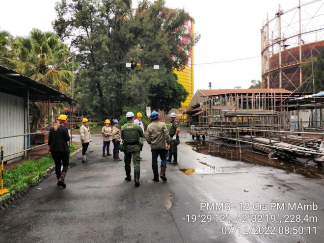 Segundo a PM Amb, informações preliminares apontam falha do sistema de vedação no gasômetro da empresa