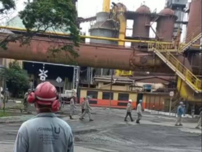 Imagens de evacuação são de protocolo de segurança, afirma empresa 