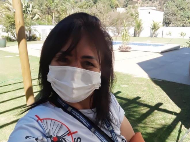 Maria Aparecida de Sousa Rocha é coordenadora dos agentes de endemia de Santana do Paraíso