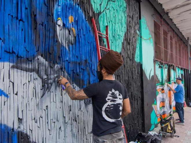 A programação gratuita combina esporte, música, grafite, artes plásticas e economia criativa