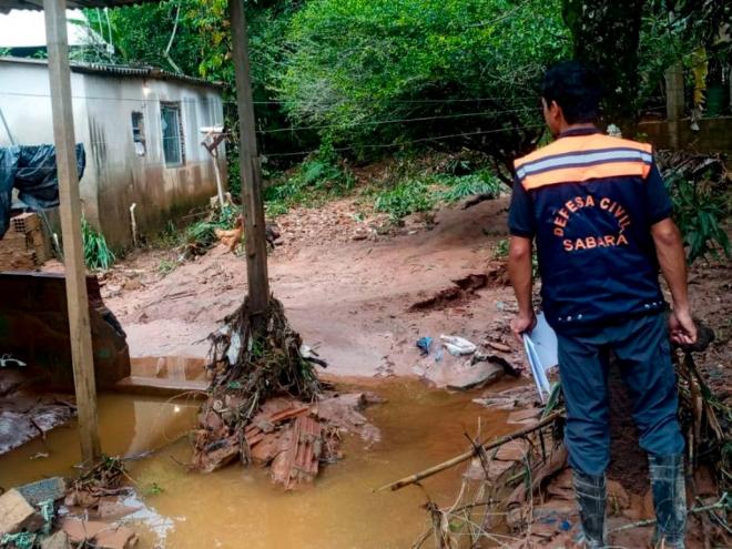 Temporais provocam danos em Belo Horizonte