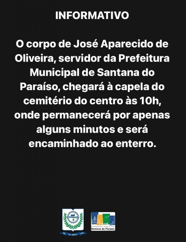 Nota de falecimento publicada nesta terça-feira (13/12)