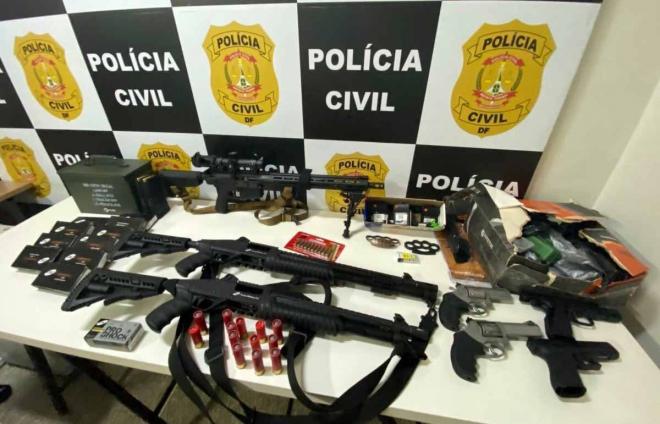 Arsenal foi trazido por empresário do Pará e a ideia era distribuir armas entre bolsonaristas acampados em frente ao QG do Exército em Brasília  