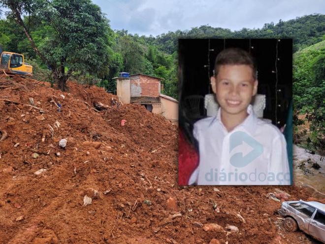 Luan Gonçalves Rodrigues tinha 12 anos; no dia da catástrofe estava fora da área de risco, mas voltou para procurar o pai e foi arrastado  