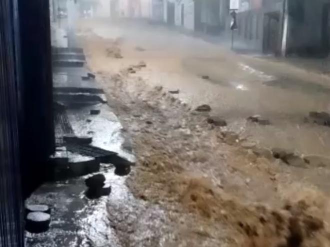 São Domingos do Prata foi um dos municípios da região mais afetados pela chuva intensa dos últimos dias