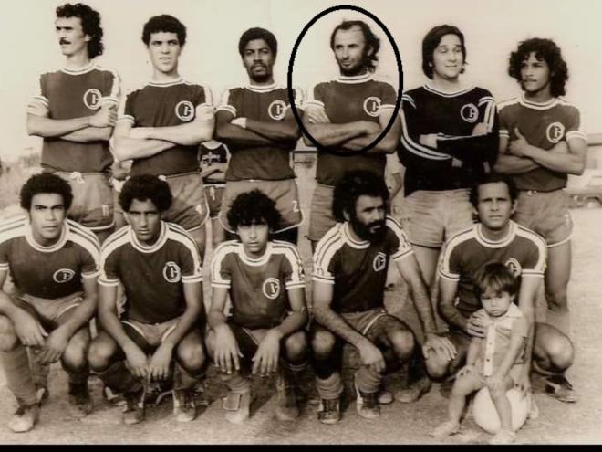 Tunicão nos tempos em que atuou no futebol amador ipatinguense