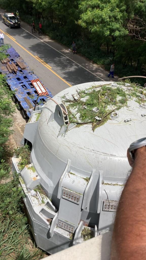 Peça de grandes dimensões foi produzida em Timóteo para ser entregue em Ipatinga 