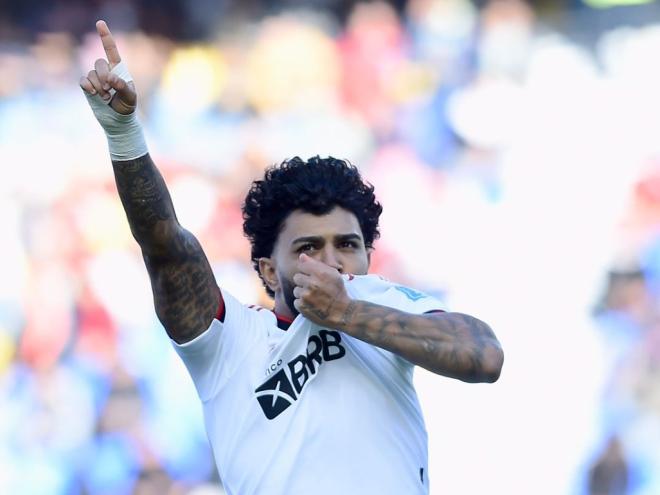 Gabriel Barbosa marcou duas vezes na partida contra o Al Ahly