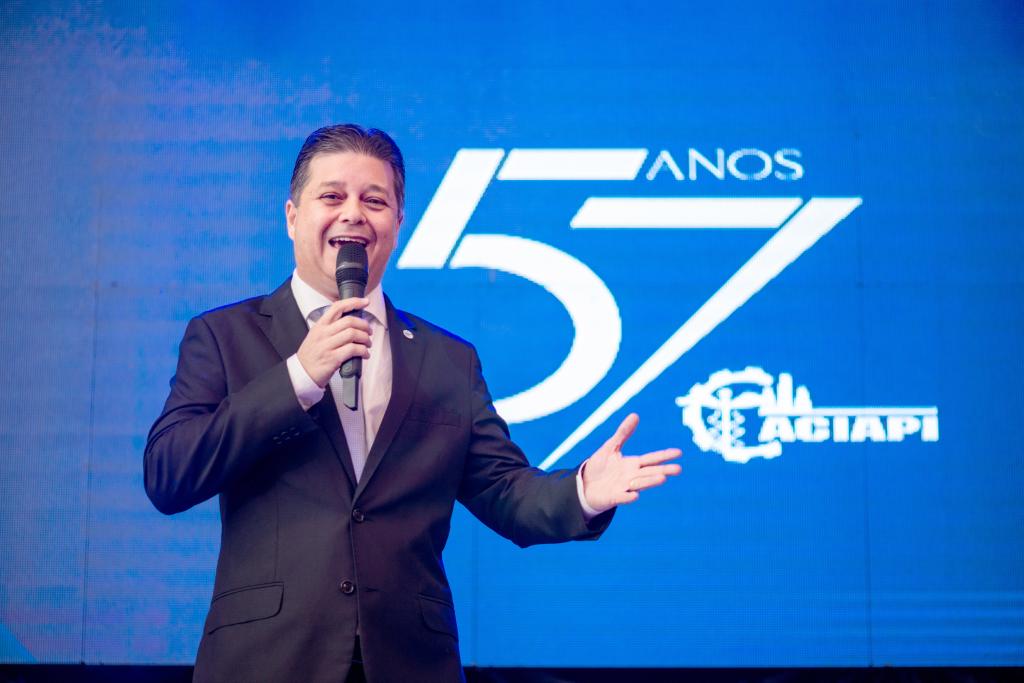 Luís Henrique falou da importância de comemorar os 57 anos da Aciapi 