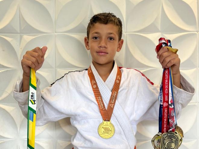 Aos 11 anos, Marcos Daniel vai participar de uma disputa nacional