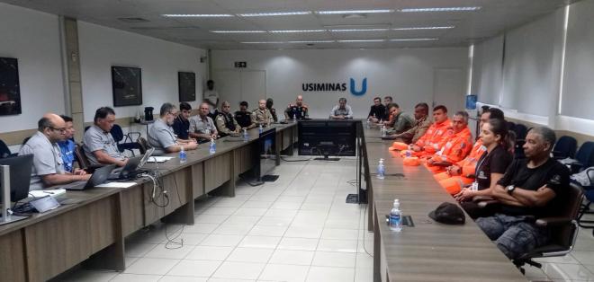 Convidados receberam informações sobre o andamento dos projetos e tiveram a oportunidade de visitar uma frente de serviço da obra