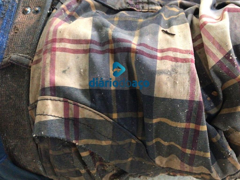 O short que se encontrava no corpo resgatado pelos bombeiros