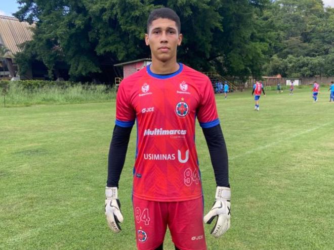 O goleiro Kaylon, 20 anos, começa como titular da meta do Tigre neste Mineiro Sub-20 