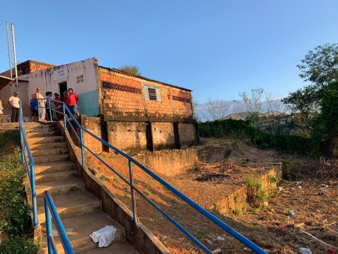 Como é atualmente a fachada do Centro Comunitário do Morro do Tomate   