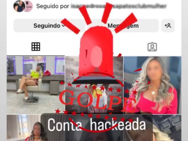 Conta foi invadida e um dos seguidores da dona do perfil caiu no golpe acreditando que negociava com a conhecida 