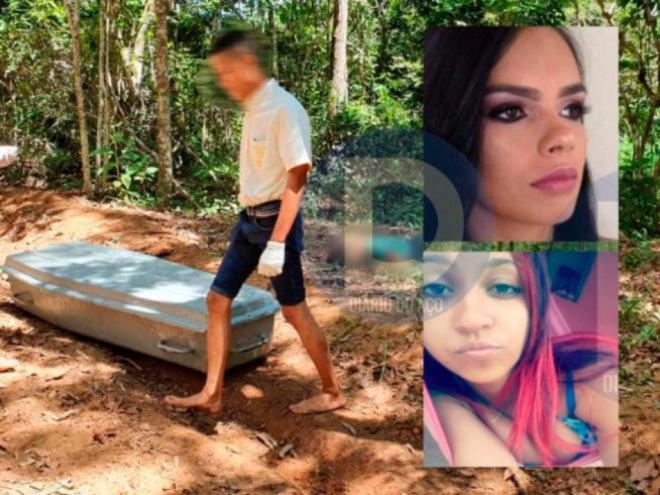 Os corpos de Aspásia e Aline foram localizados no meio do mato na manhã de primeiro de fevereiro de 2020