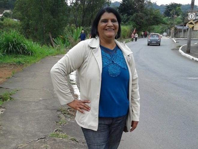 Petronilia das Graças Venil conta como a igreja é importante para os fiéis de Fabriciano