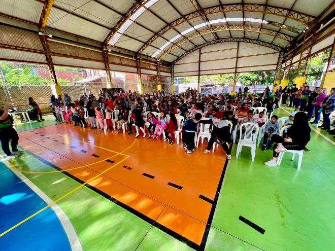 Mais de 200 alunos participaram de programação ecológica realizada na comunidade de Pedra Branca