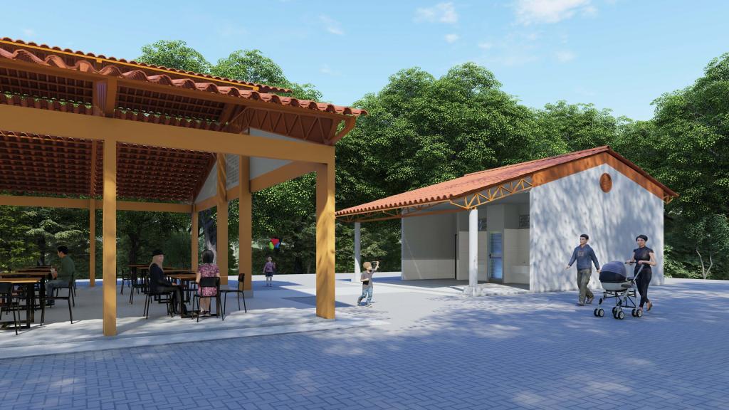 Também serão construídos sanitários 
