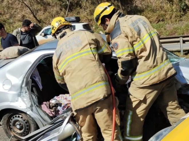Acidente em Carmópolis de Minas 