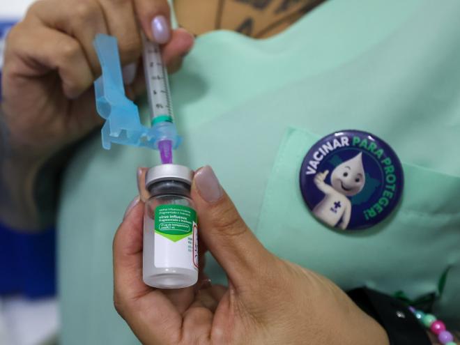 A Campanha de Vacinação contra Influenza vai até o dia 31 de julho