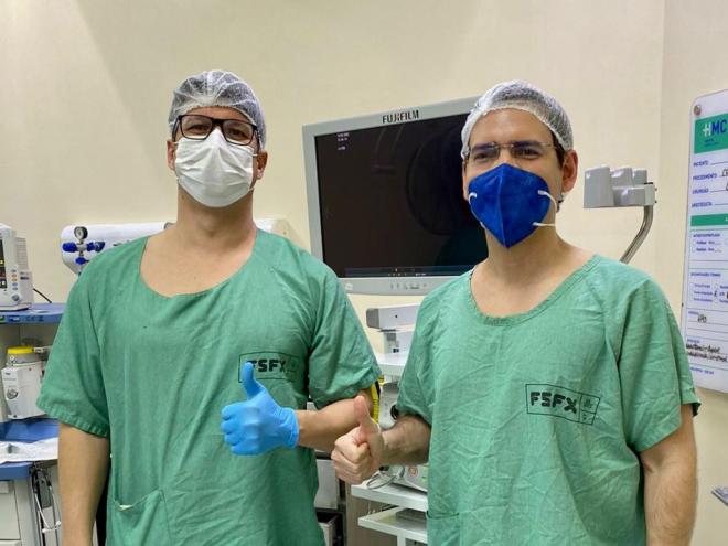 Procedimento para colocação de um Stent no esôfago foi realizado pelo HMC em paciente com câncer de esôfago e tem a função de proporcionar melhor qualidade de vida