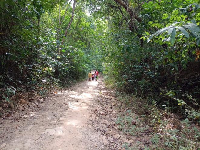 O local já é muito utilizado para ciclismo, caminhadas e trilhas, porém, sem nenhuma infraestrutura 