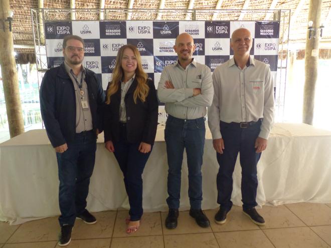 O presidente da Usipa, Lucas Lima Mesquita, e outros integrantes da organização da feira deram detalhes sobre o evento 
