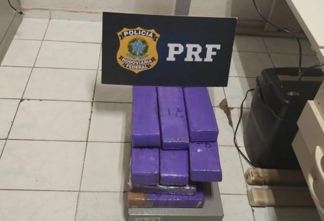 Passageiro que levaria as drogas de SP para Belo Horizonte (MG) foi detido