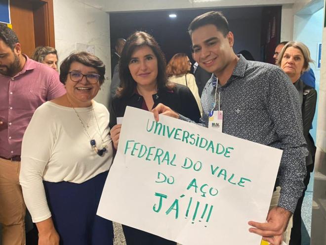 Lene Teixeira, Simone Tebet e Leo Patrick