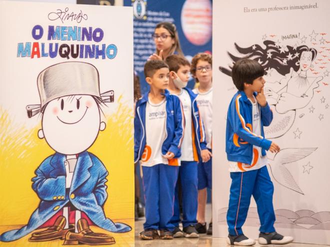 A mostra propõe uma experiência sensorial e interativa 