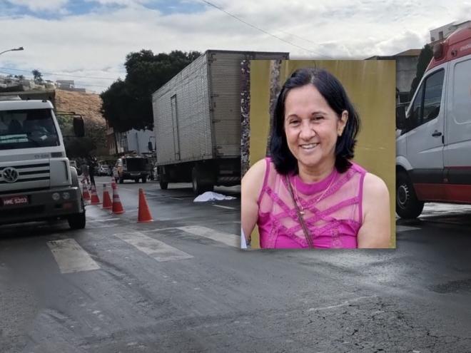 Maria de Freitas foi atropelada ao atravessar a avenida Felipe dos Santos, nas proximidades de seu local de trabalho 