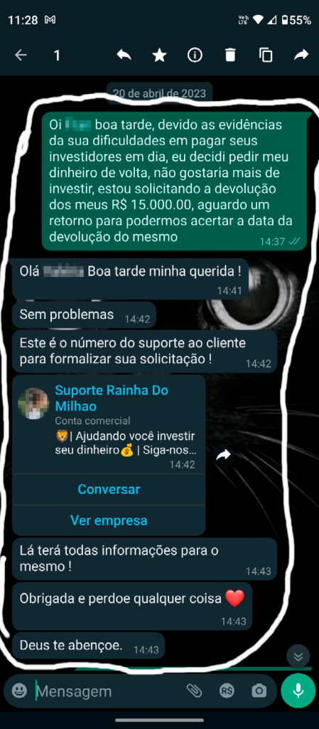 Investidores acreditavam que teriam lucros altos em um curto período de tempo  