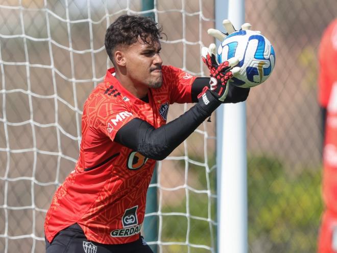 Matheus Mendes volta a figurar no gol do Galo mais de um ano depois de figurar num jogo do Campeonato Mineiro do ano passado