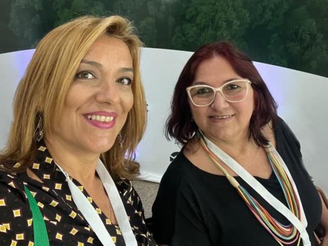 Maria da Conceição e Maria Leônia, em Manaus