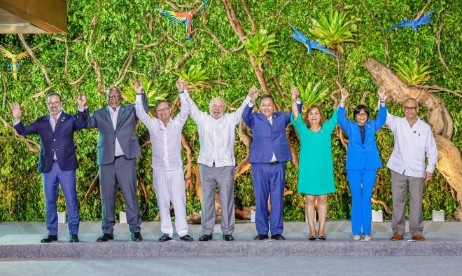 A declaração, assinada durante o primeiro dia da Cúpula Amazônica, apresenta os pontos consensuais de Brasil, Bolívia, Colômbia, Equador, Guiana, Peru, Suriname e Venezuela