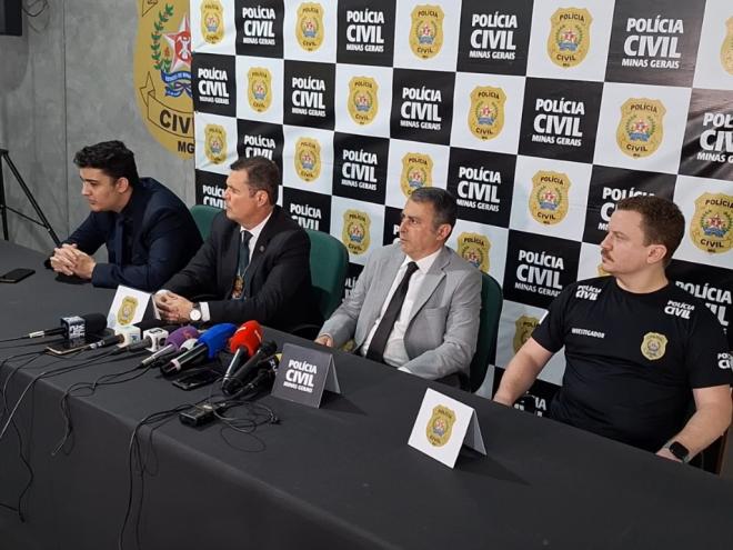 Em entrevista nesta segunda-feira, representantes do MPMG e da Polícia Civil reafirmaram que o foragido estava preso