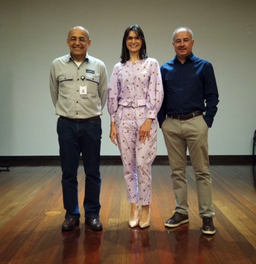 Roberto Maia, Isabela Duarte e Alessander Brito