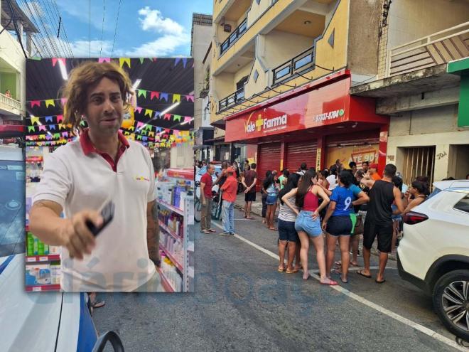 Assassino aguardou o comerciante chegar, quando entrou na farmácia, foi atrás e o executou a tiros 