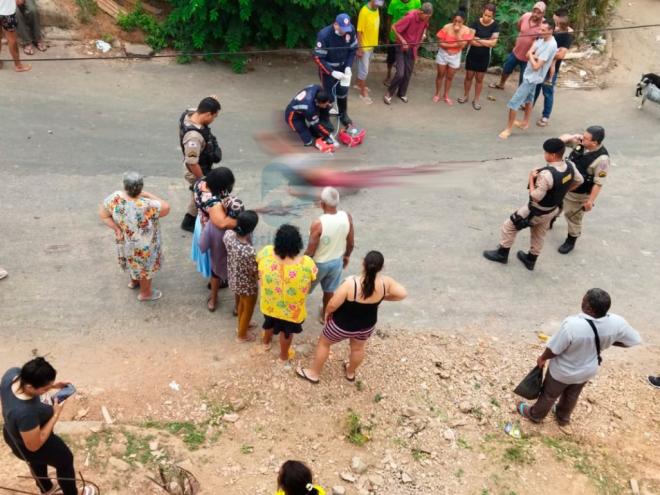 Crime foi praticado no fim da tarde desta quarta-feira, na rua Manoel de Almeida, no Industrial 