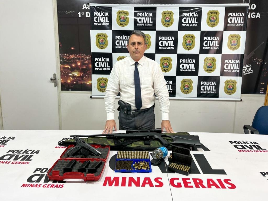 O delegado Marcelo Franco Marino é o titular da Delegacia de Homicídios de Ipatinga e preside o inquérito que apura o caso 